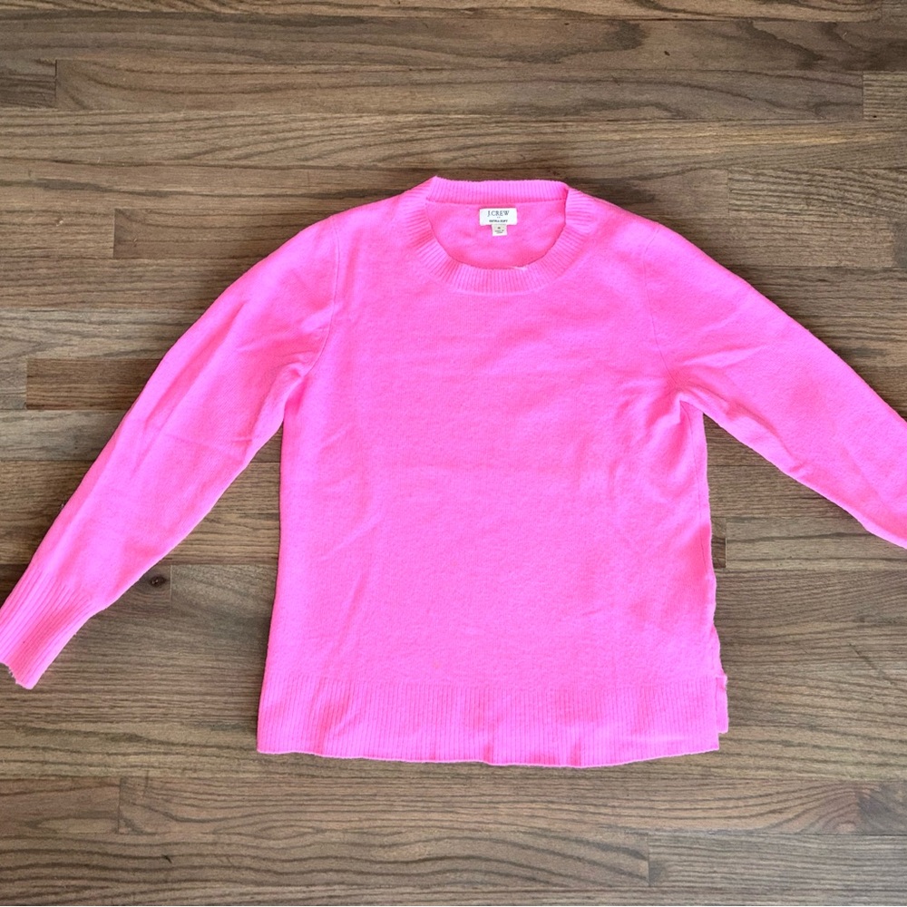 J. Crew Factory Pink Extra-Soft Sweater